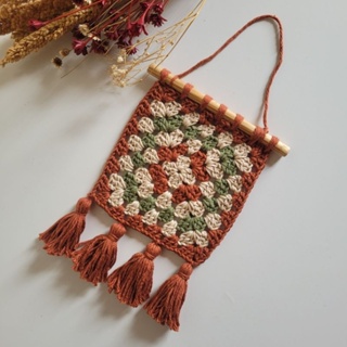 Mini Painel em Crochê Boho – Decoração Artesanal e cheia de estilo em Oferta na Shopee