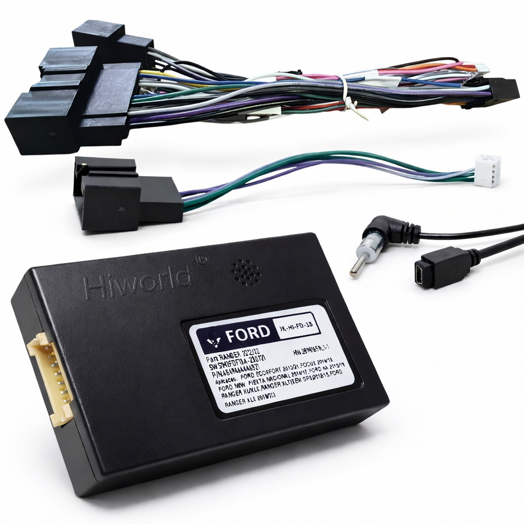 Chicote Canbus Plug in Play Pra Rádio Midia Automotiva Android Ford Ka Ranger Fiesta Ecosport Focus