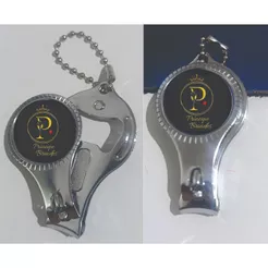 kit 12, 16, 18, 24, 36, 40, 48 chaveiros abridor e cortador de unha personalizado com sua logo