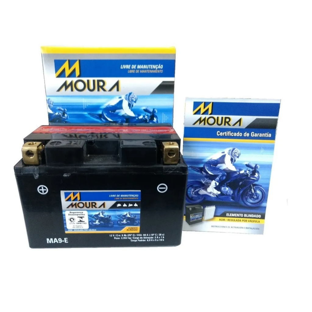 Suporte Elétrico Acumulador Moura MA9-E Suzuki gsx r 1000