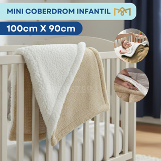 Kit 1 e 2 Coberdrom Bebê Sherpa Carneirinho Quentinho Antialérgico Extra Macio Resistente Premium em Oferta na Shopee