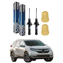 PAR AMORTECEDOR TRASEIRO CRV 2012 A 2016 NAKATA + KIT