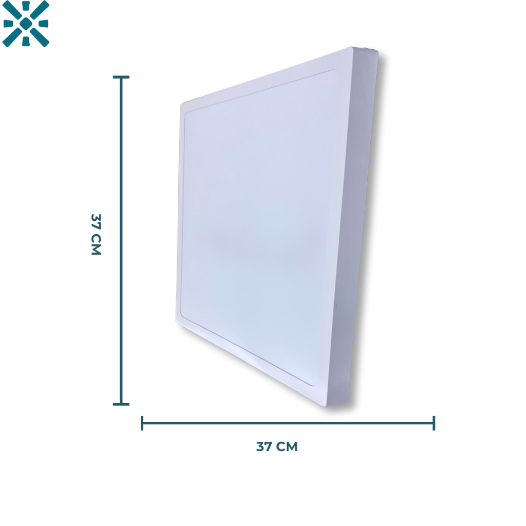 Kit 06 Plafon Painel LED 36W Sobrepor 40x40cm - Escolha a Cor 4000K em Oferta na Shopee