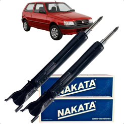 Par Amortecedor Traseiro Nakata Uno Premio Elba 1.0 8v 1.3 8v 1.4 8v 1.5 8v 1.6 8v 1989 á 2013