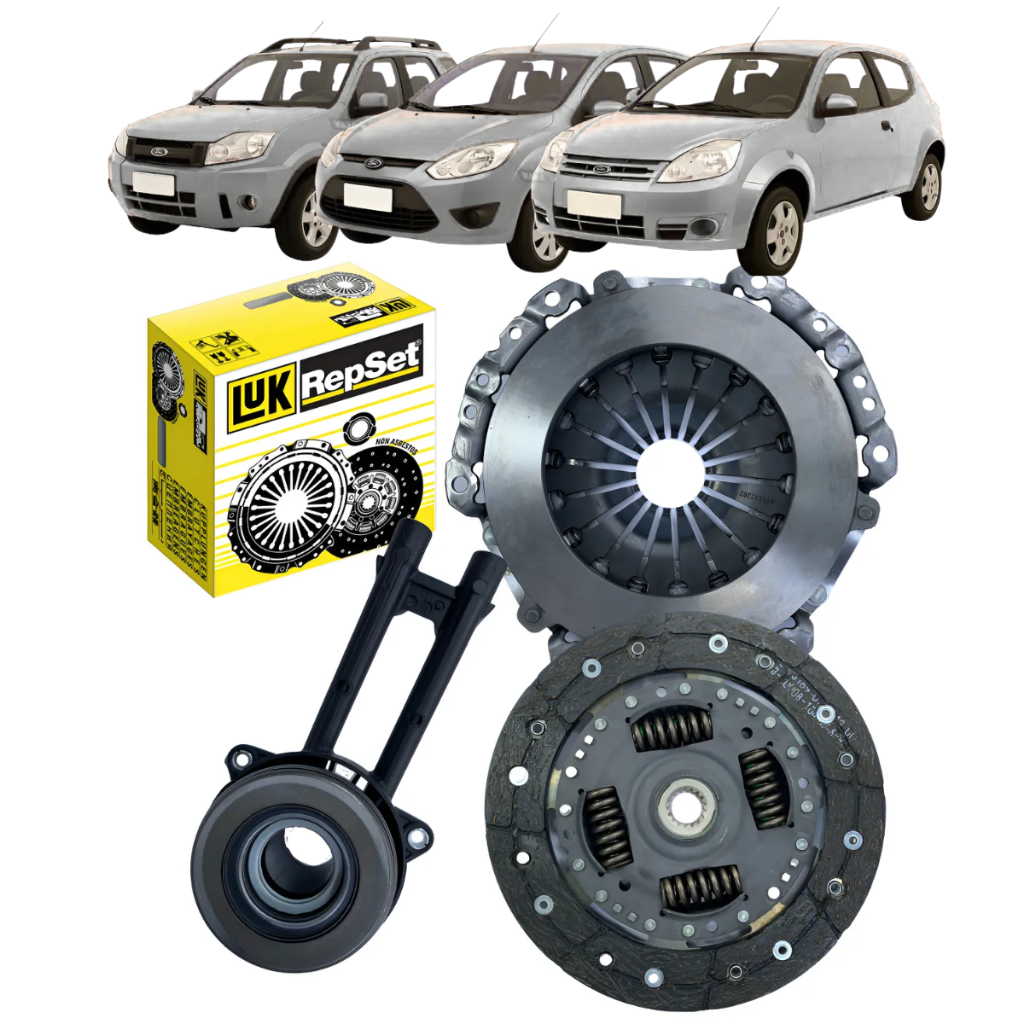 Kit Embreagem + Atuador Original Luk - Fiesta / Ecosport / Ka / Focus 1.0 1.6 Zetec Rocam E Endura em Oferta na Shopee