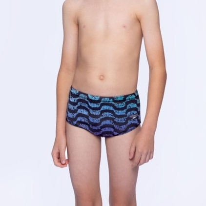 Sunga Infantil Tradicional Copacabana Kidsplash Antiodor UV Fastdry Speedo - CREPÚSCULO PRETO