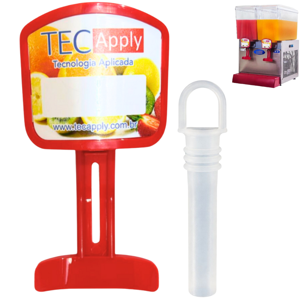 Torneira Para Refresqueira Tecapply Com Chupeta Silicone Original RF32 RF15