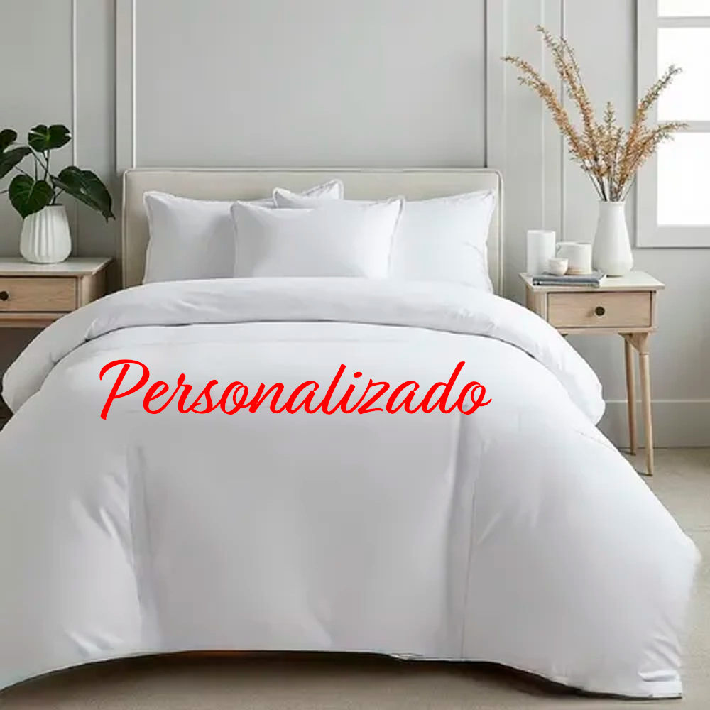 Edredom Personalizado 3 peças - edredom Solteiro - edredom Casal - Edredom Queen em Oferta na Shopee