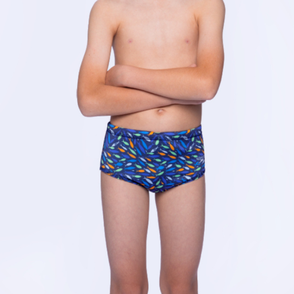 Sunga Infantil Tradicional Fish Tecido Antiodor Fastdry Speedo - AZUL NOTURNO