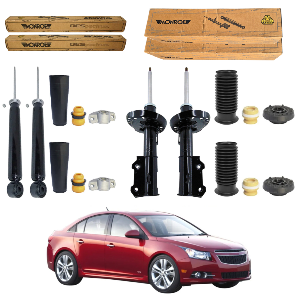 KIT 4 AMORTECEDOR CRUZE 2012 A 2016 ORIGINAL MONROE + 4 KITS