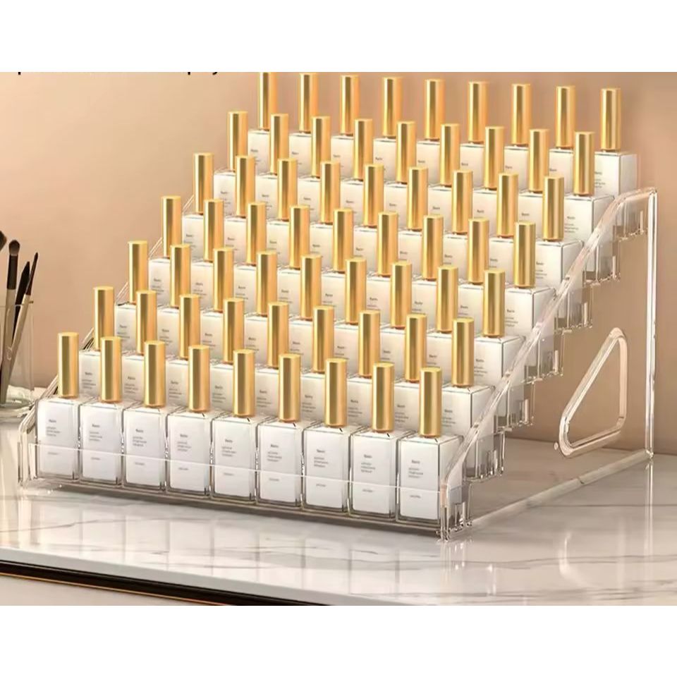 Organizador Acrílico Escada 7 Andares para Cosméticos