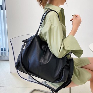 Bolsa Feminina Grande  Couro Pu  Impermeável Escolar Faculdade Trabalho Viagem