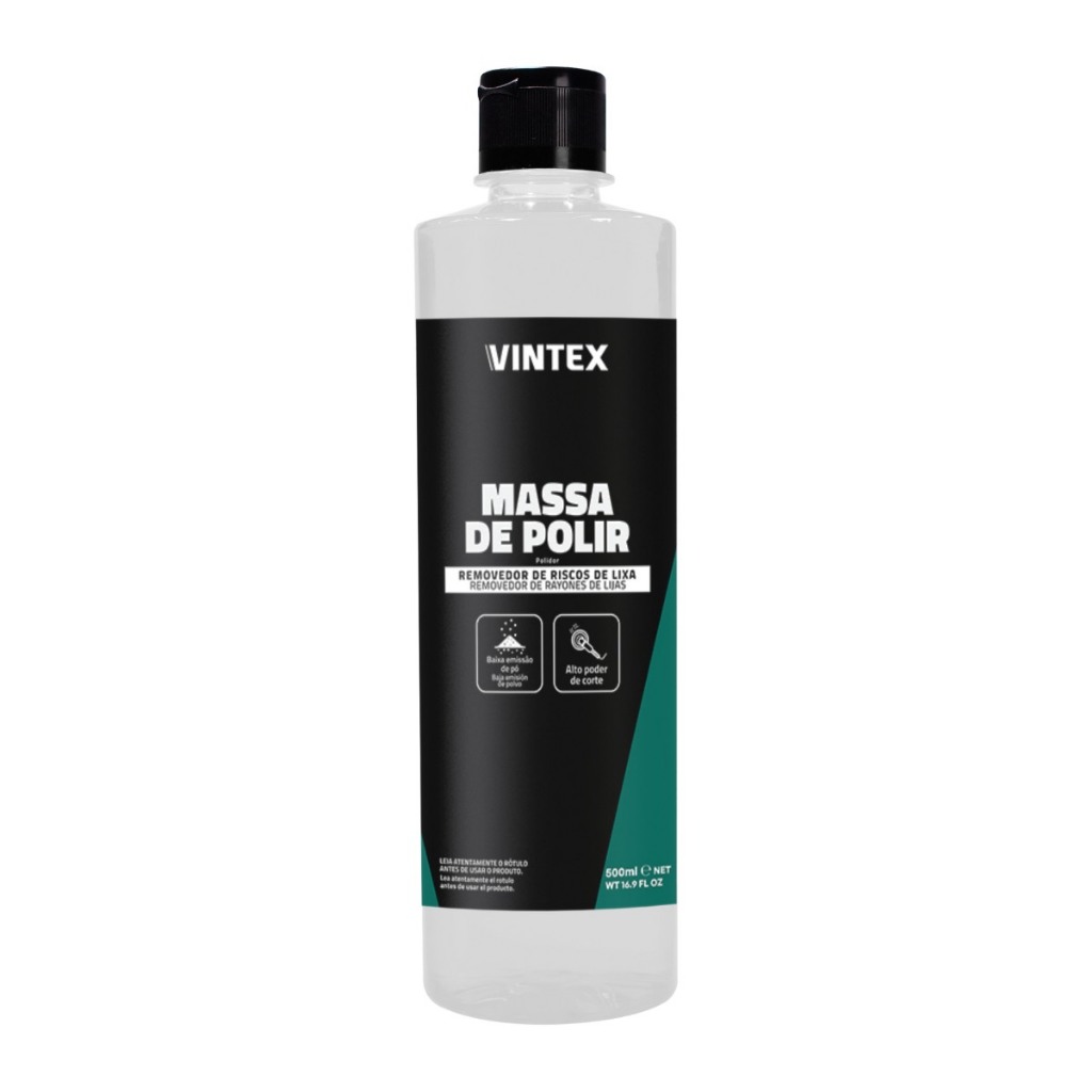 Massa De Polir Tira Manchas E Riscos De Lixa Vintex em Oferta na Shopee