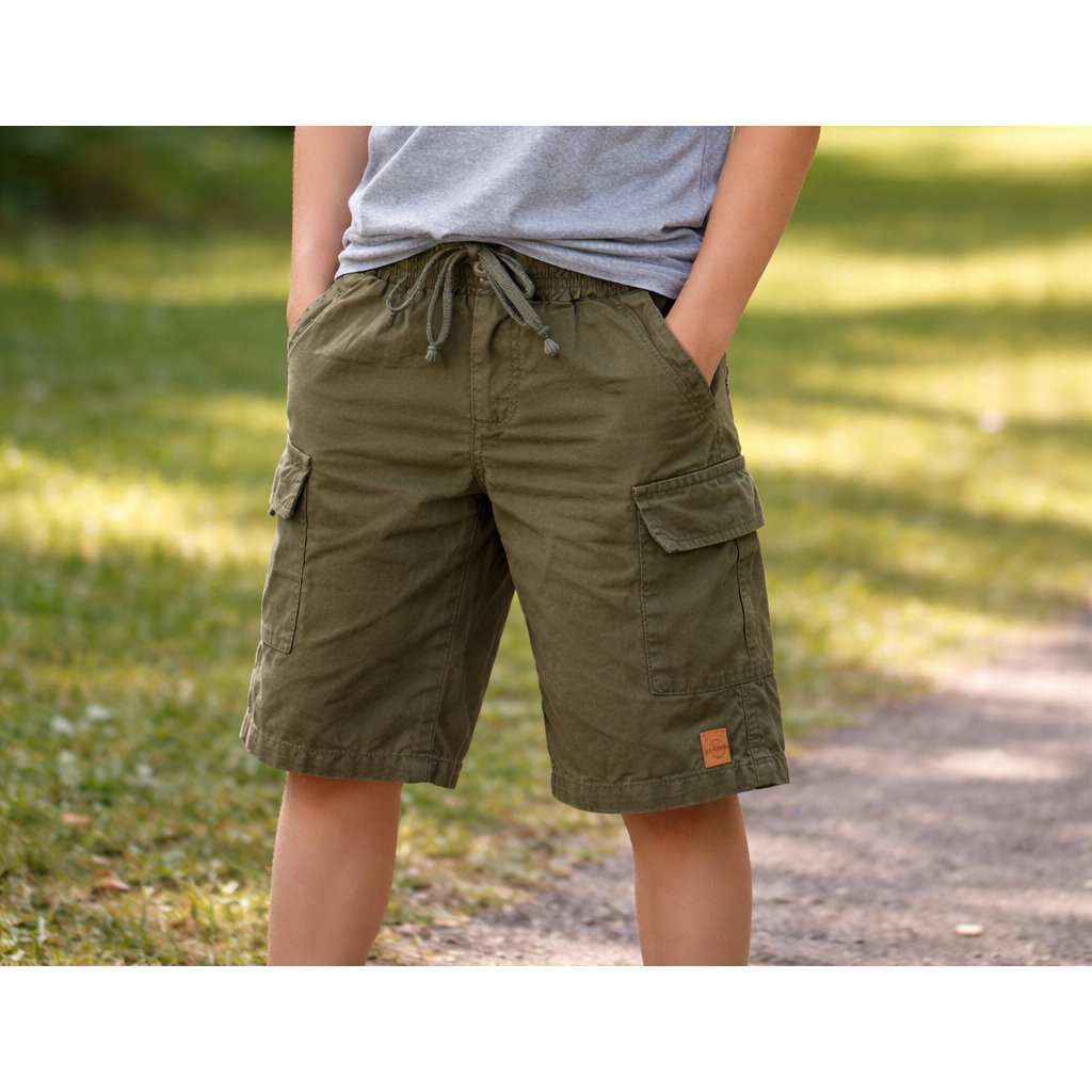 Bermuda Cargo Sarja Leve - Infantil e Juvenil - 2 ao 16 em Oferta na Shopee