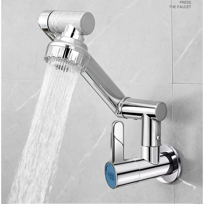 360 ° Torneira Giratória Com Braço Robótico Para Cozinha E Banheiro