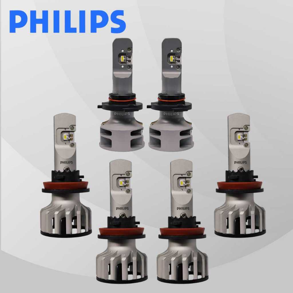 Kit Lâmpada Led Automotiva Original Philips Ultinon Pro 5100 HL  H11 H11 HB3 PURE WHITE LIGHT