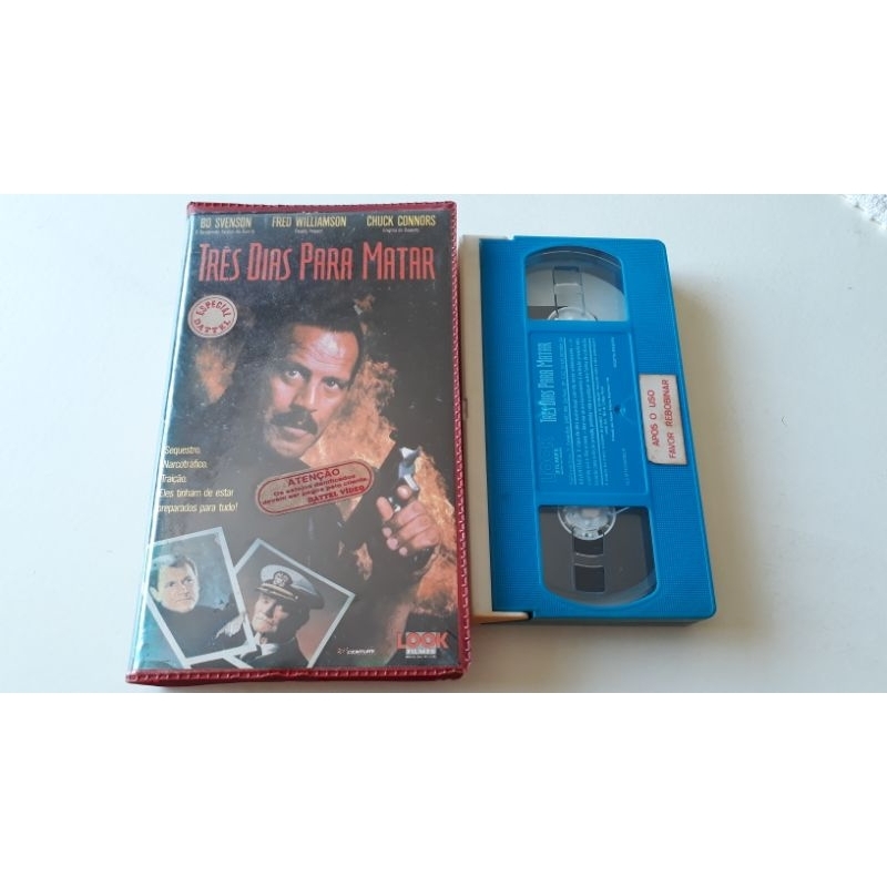 VHS Filme Três dias para matar
