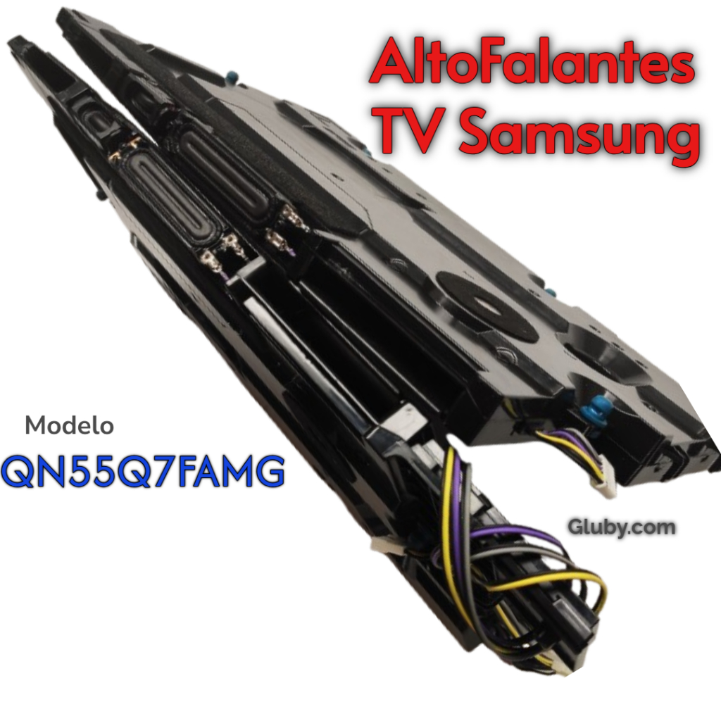 ALTO FALANTES TV QLED SAMSUNG MODELO QN55Q7FAMG VENDA O PAR SEMINOVOS