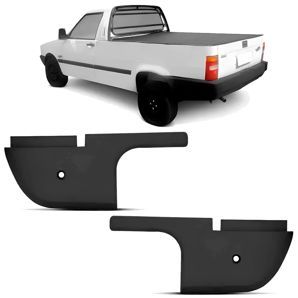 Par Cantoneira Arremate Caçamba Fiorino Pick Up 88 a 98