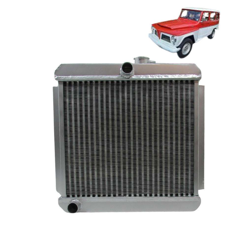 Radiador Agua Serve Ford Rural F75 Willys 6cc Alumínio Tampa