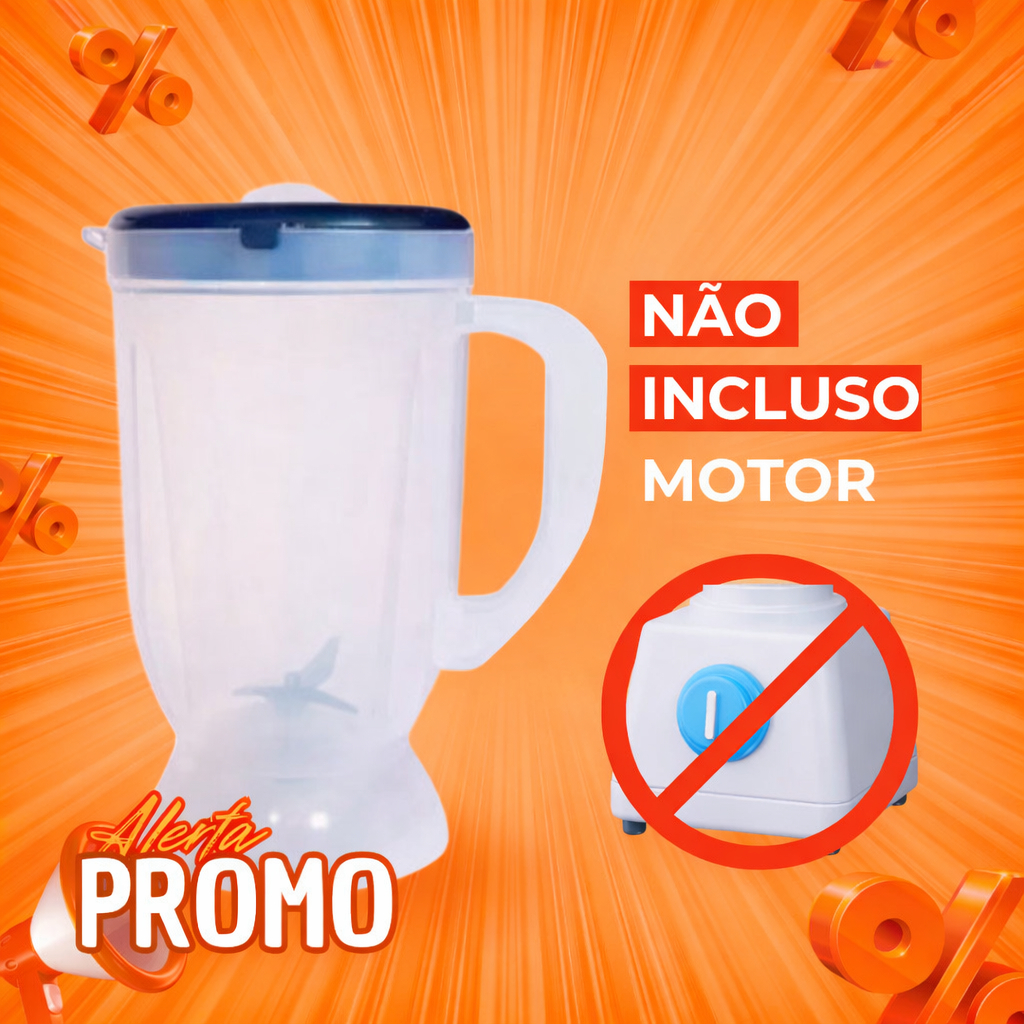 Copo serve para Mondial Line/ Dinâmico/Super/Power/Ultra Mix/Fast Power/ Power2i/ Ultra translúcido em Oferta na Shopee