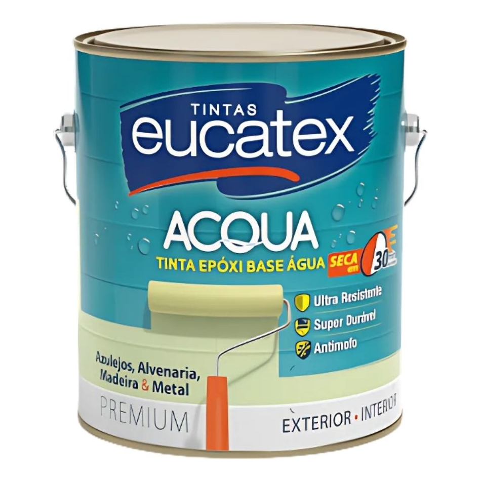 Tinta Epoxi Base Água Branco 3,6l Eucatex em Oferta na Shopee