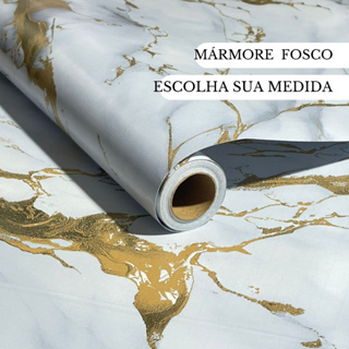 Papel de Parede Autocolante Mármore Dourado Fundo Azulado P/ Lavabo Cozinha Lavável 1M 2M 3M 5M em Oferta na Shopee