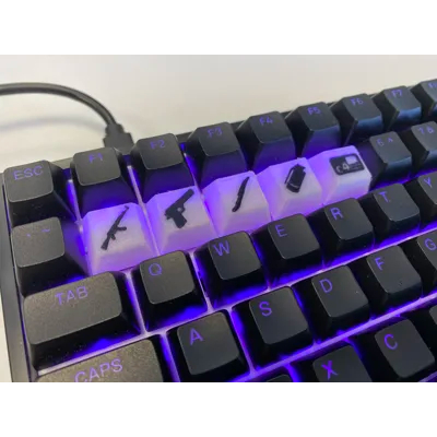 Keycaps Counter-Strike – CS GO Teclas Gamer para Teclado ⌨️🎮🔥