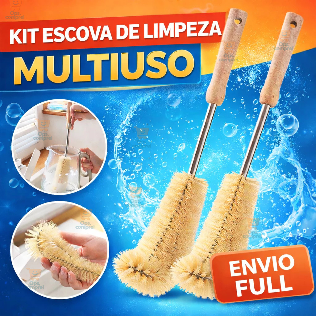 Escova De Limpeza Multiuso De Garrafas De Cabo Longo Cozinha Bebida Copo De Vidro em Oferta na Shopee