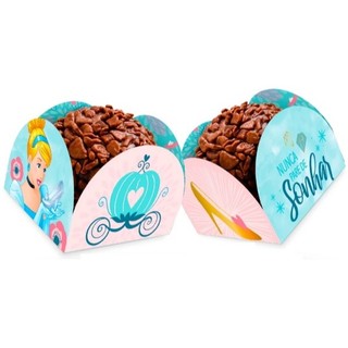 Porta Forminha para Doces Cinderela - Decoração de Mesa Festa Infantil & Aniversário