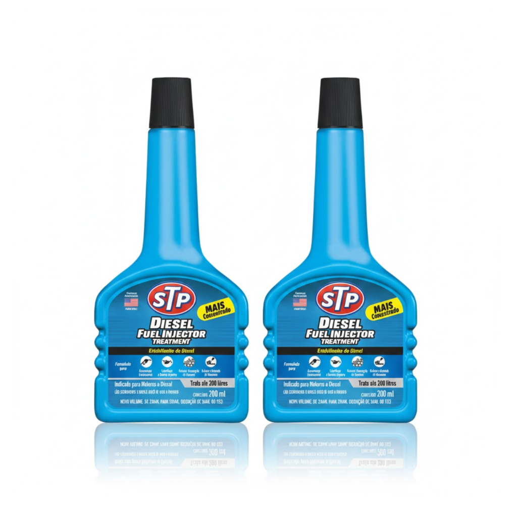 Kit 2 STP Aditivo Diesel Fuel Injector Treatment Limpador de Injetores Motor a Diesel Pickup Van