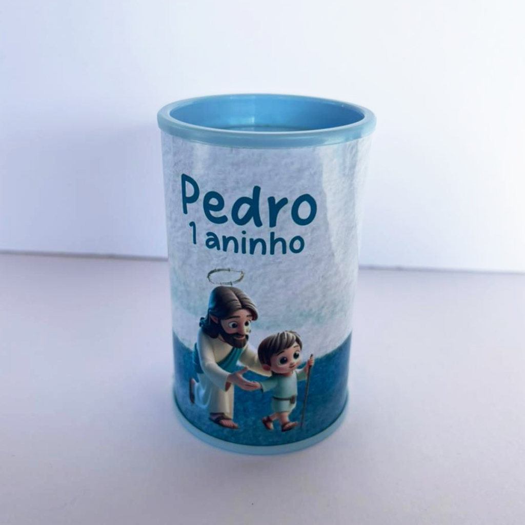 Kit com 10 Cofrinhos Personalizados - Lembrancinhas de Aniversário - Papelaria Personalizada