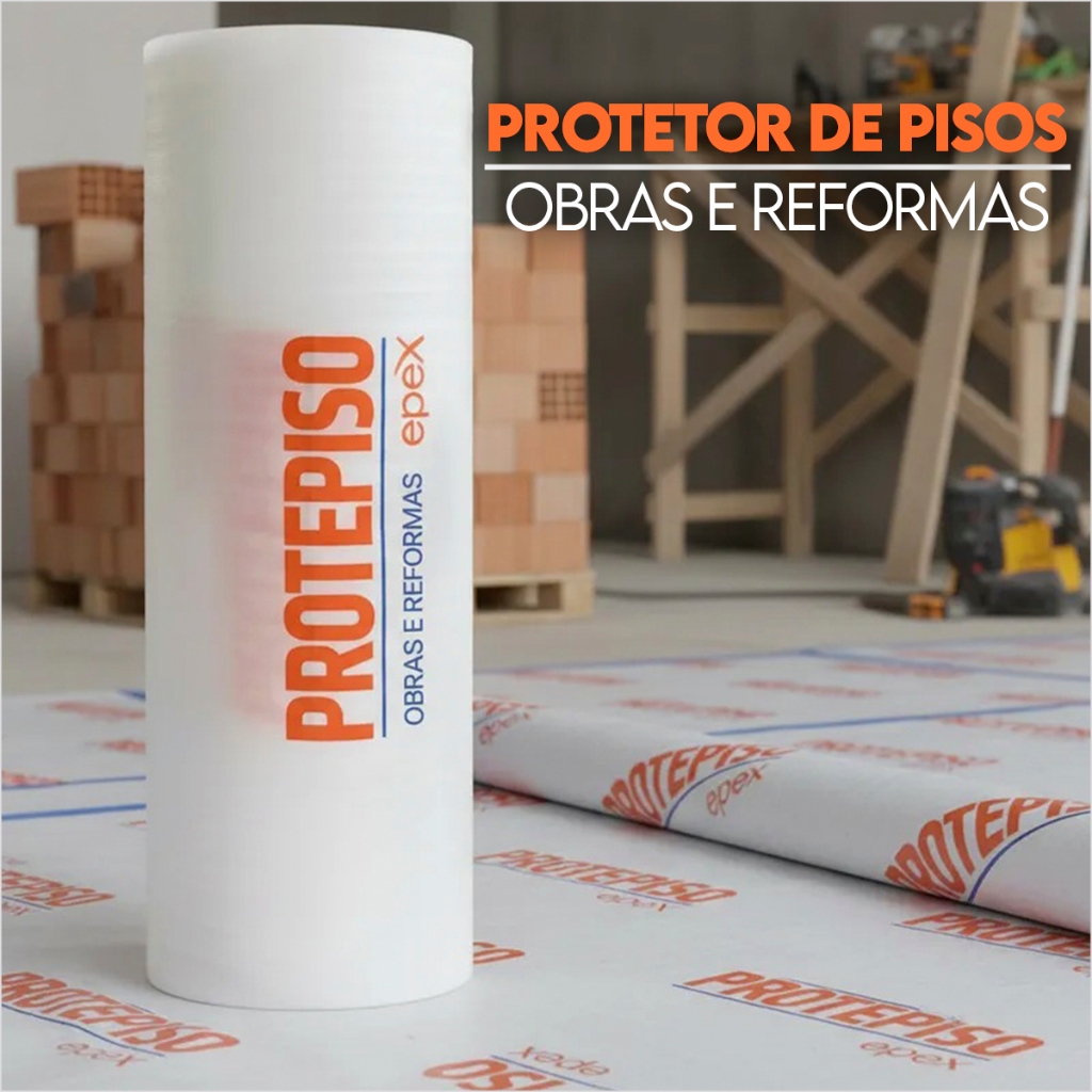 Protetor de Piso com Bolha para Obra 1,20mX20mts