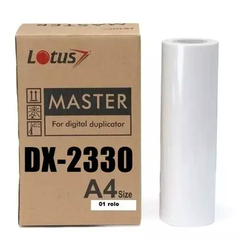 Master Térmico para Duplicador Ricoh DX2330 DX2430 817612 | Lotus A4 50 Metros 240 mm x 50 m