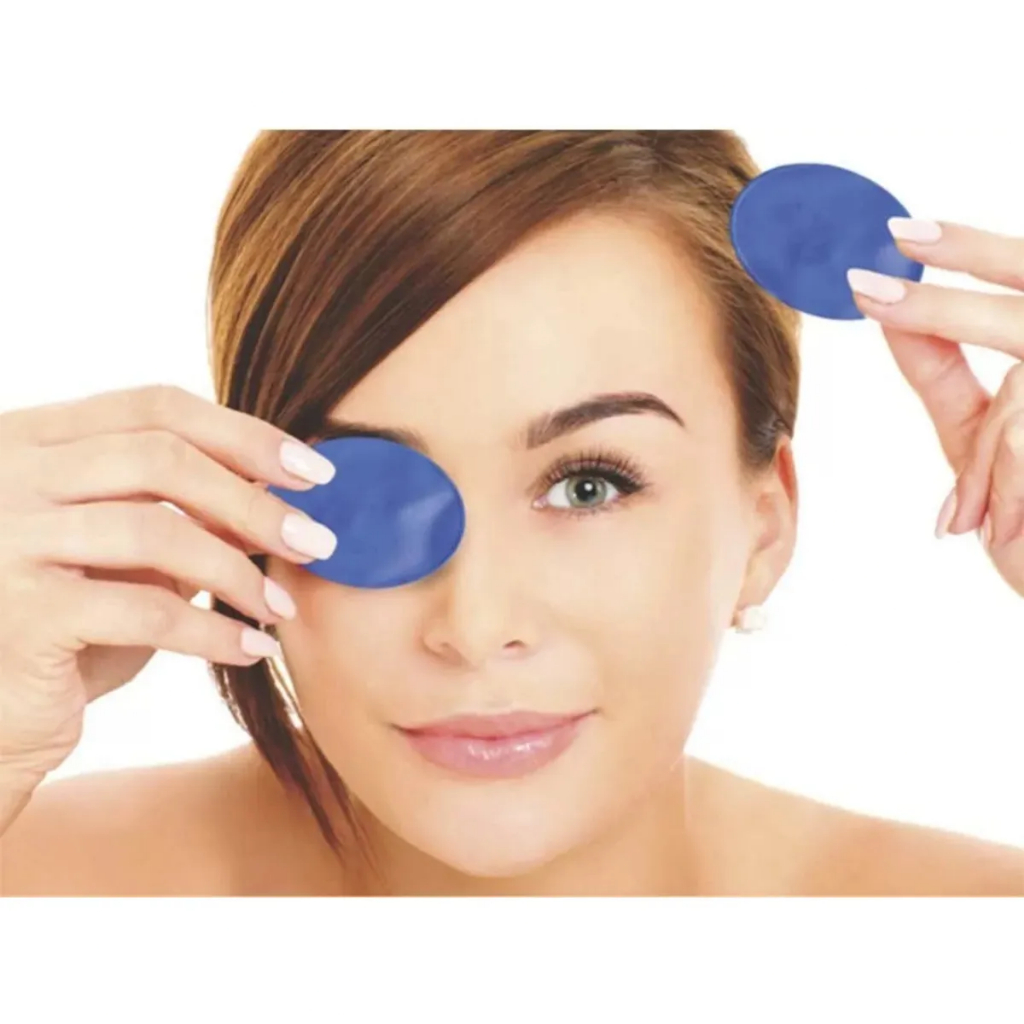 Bolsa Térmica Para Olhos Gel Compressa Fria Tapa Visão