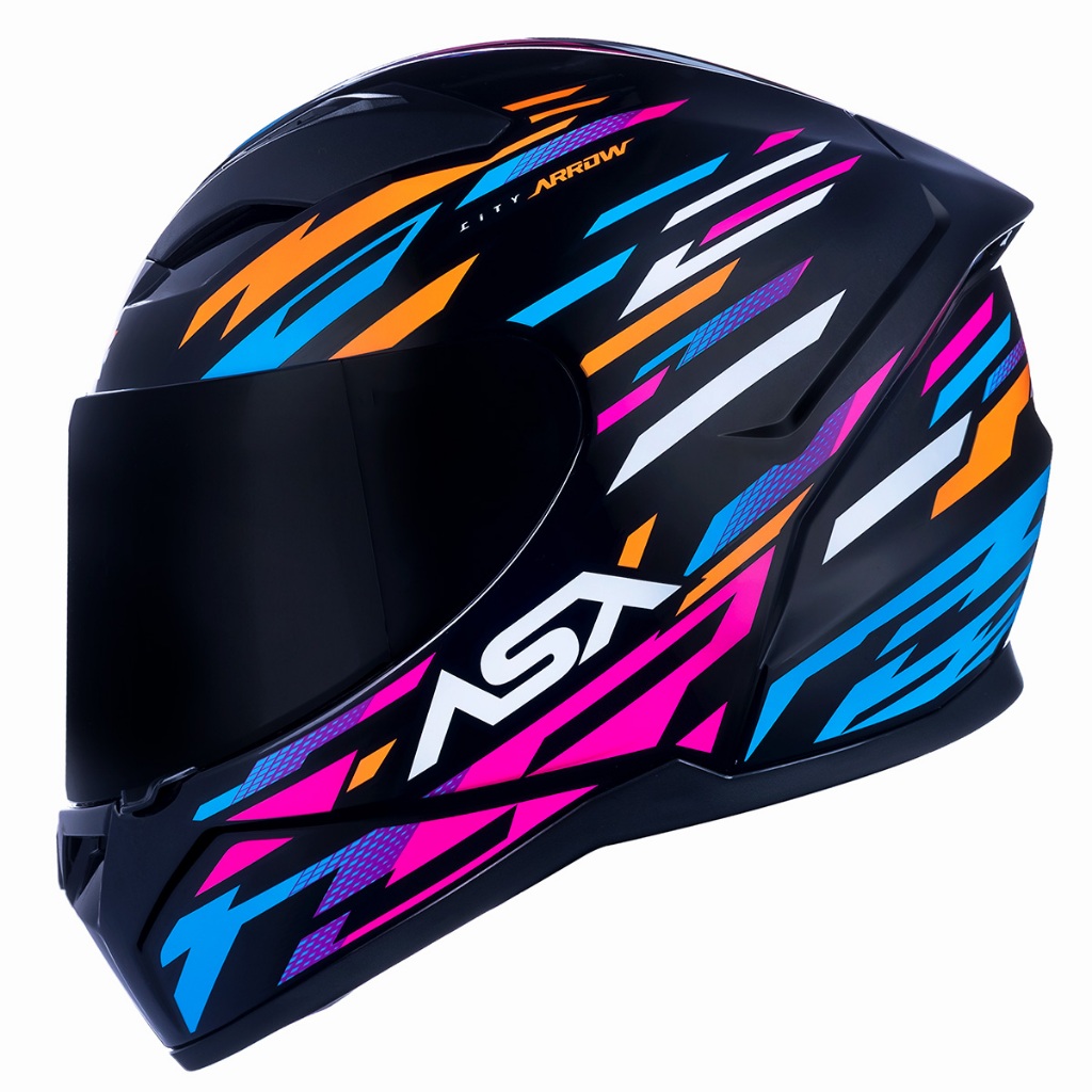 Capacete Fechado ASX City Arrow Brilho em Oferta na Shopee