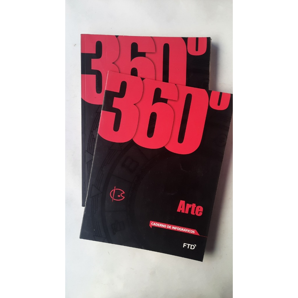 Livro: Arte por toda Parte - Coleção 360° - Livro + Caderno de Infográficos - LEIA A DESCRIÇÃO