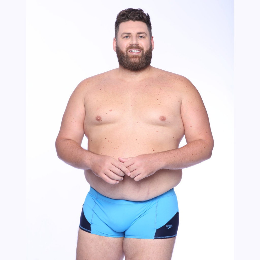 Sunga Plus Recortes Speedo+ Com Lycra Adaptiv e Xtra Life Speedo - CELESTE MARINHO