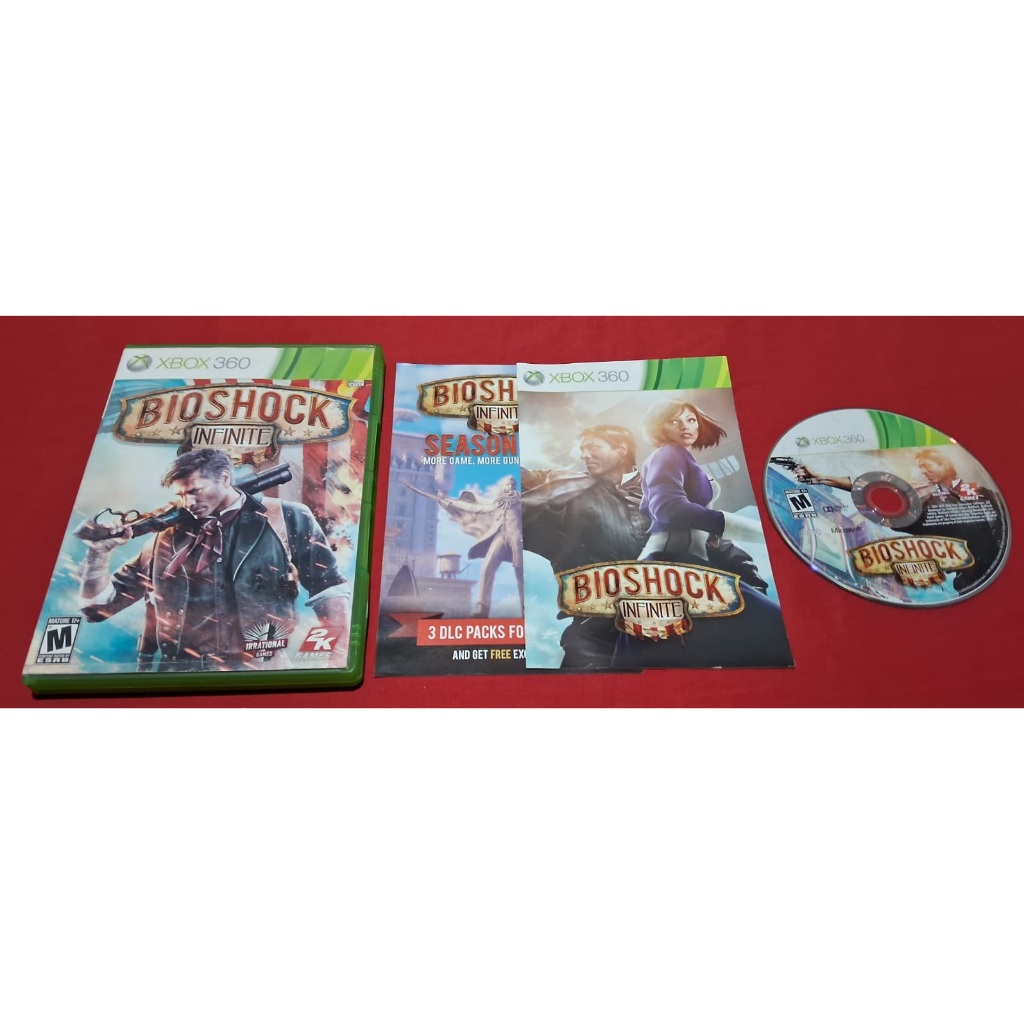 BioShock Infinite XBOX 360 - Original em estado de novo - Encarte duplo - CIB - Completo