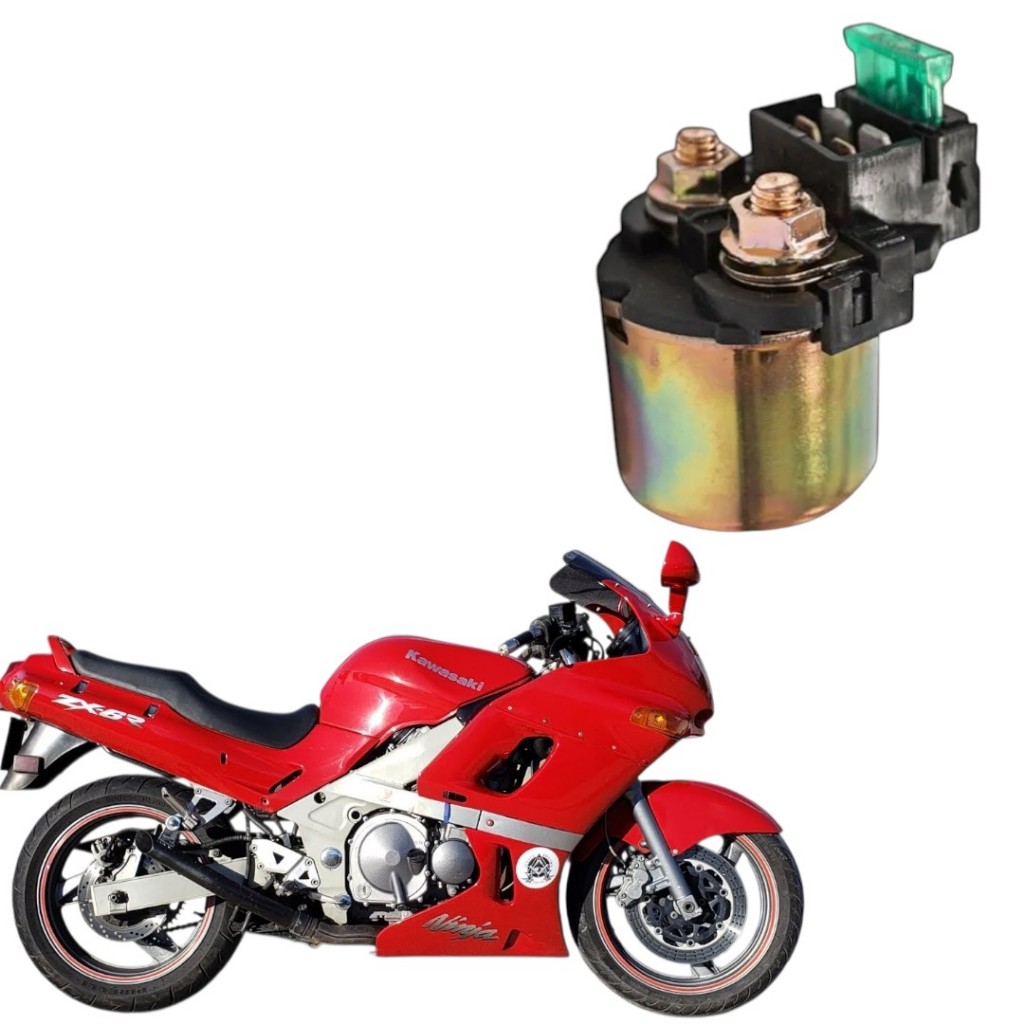 Rele De Partida Completo Kawasaki Zx6 600 1990 Até 1995