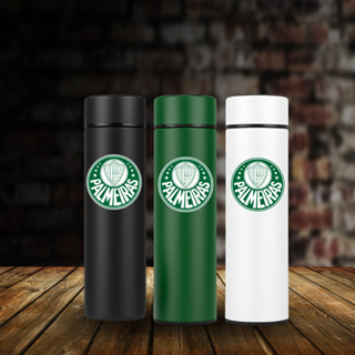 Garrafa Palmeiras Térmica 500ml – Inox Personalizada, Mantém Quente e Gelado em Oferta na Shopee