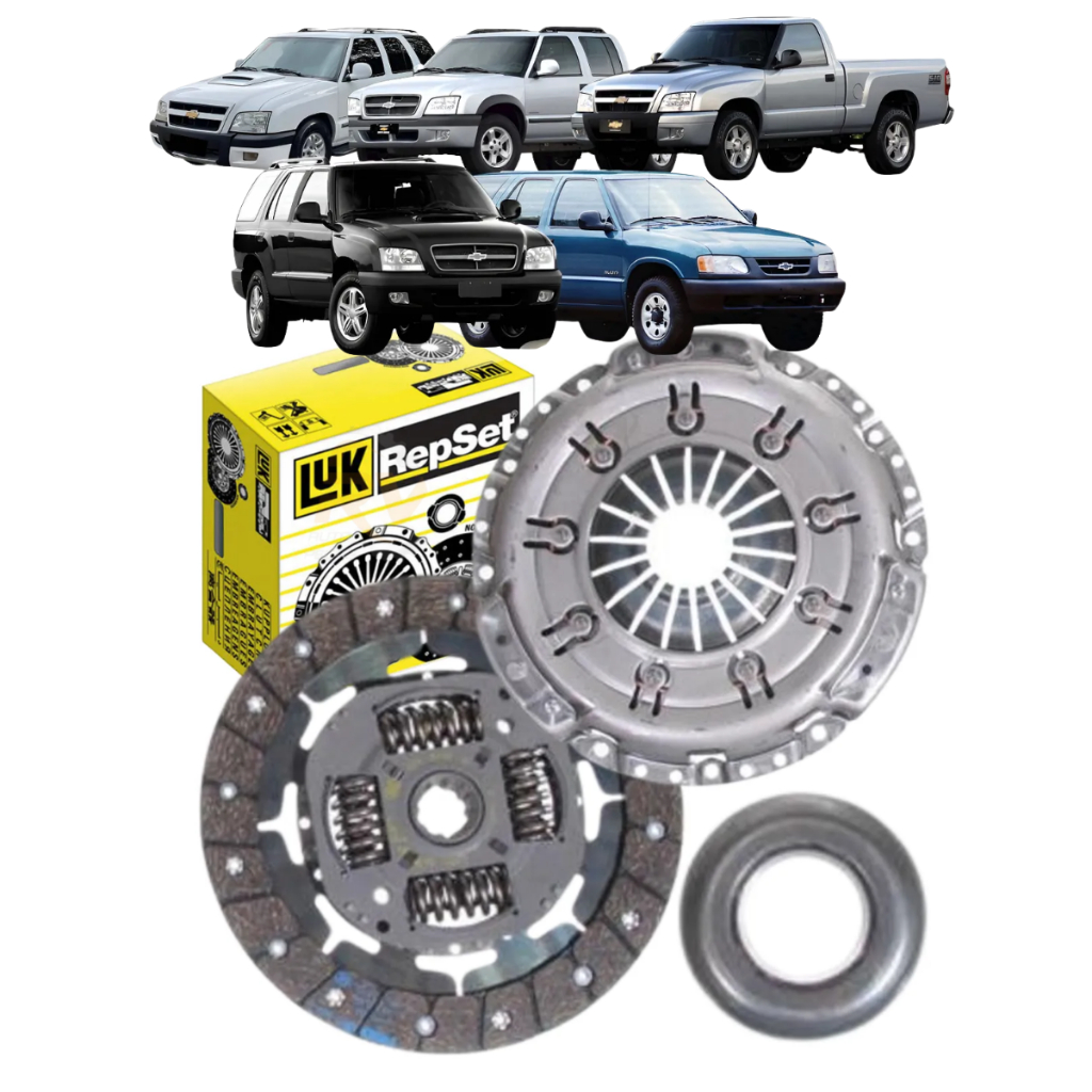 Kit Embreagem + Rolamento Original Luk S10 / Blazer 2.4 2001 2002 2003 2004 2005 2006 2007 Até 2011