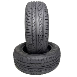 Kit 2 Pneus 195/55/15 Remold Aro 15 Radial + 2 Bicos