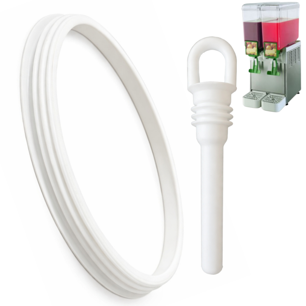 Kit 1 Anel Silicone + 1 Bico Dosador Orig Refresqueira Brás