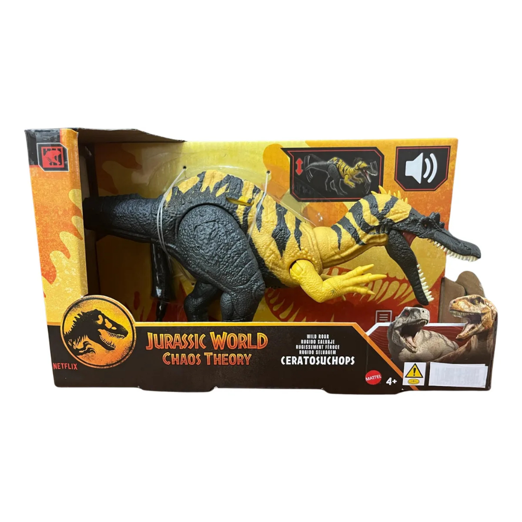 Dinossauro Jurassic World Com Som E Movimento 28cm - Mattel Hlp14 em Oferta na Shopee