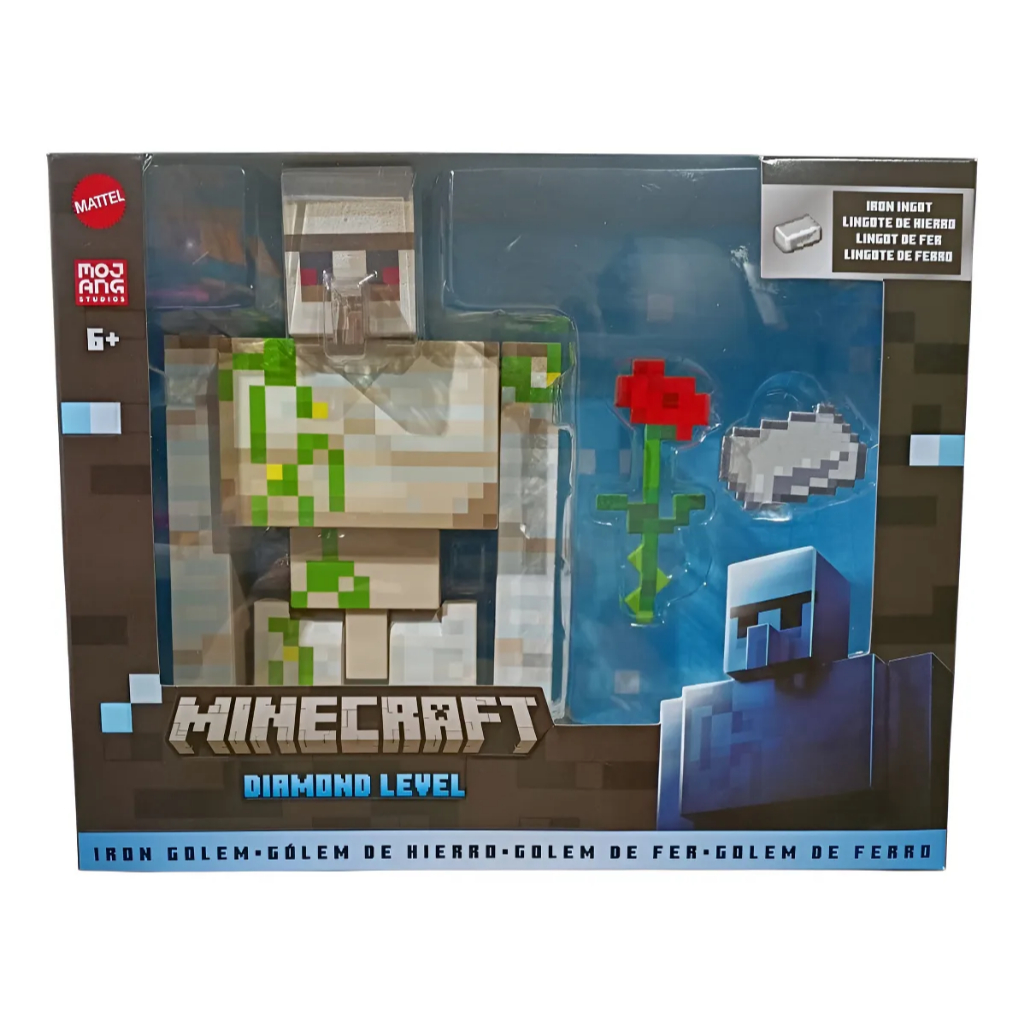 Cunjunto Minecarft Diamon Level - Mattel Hln39