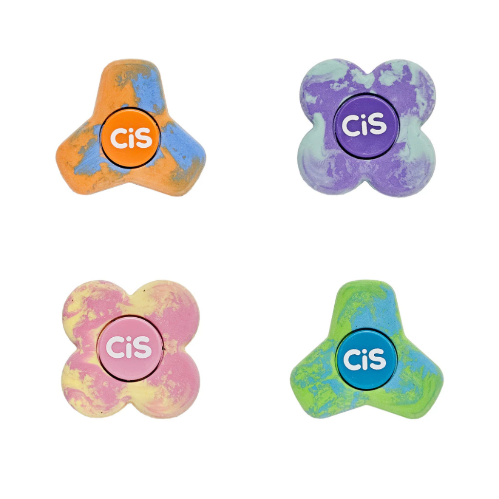 Borracha Escolar Spinner Divertida de Girar Fácil de Apagar em Oferta na Shopee