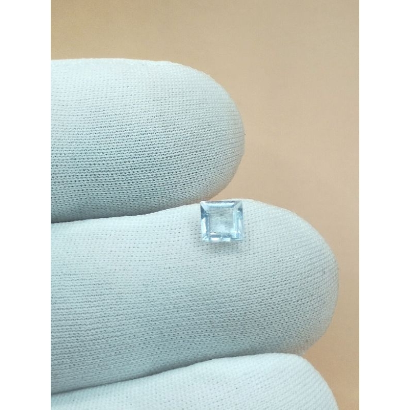 Água-Marinha 0,85ct - 5,80 x 5,75 x 3,20 milímetros