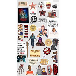 CARTELA DE ADESIVOS – STRANGER THINGS em Oferta na Shopee