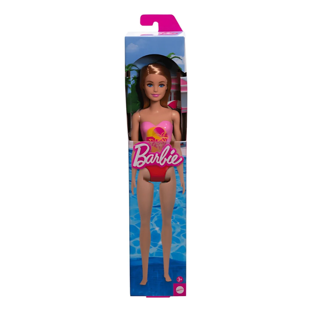 Boneca Barbie Praia E Piscina Original Loira - Mattel Dwj99 em Oferta na Shopee